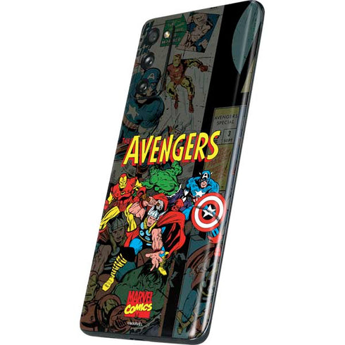 Marvel Classic Comics Avengers Assemble Galaxy S20 Fan Edition Skin